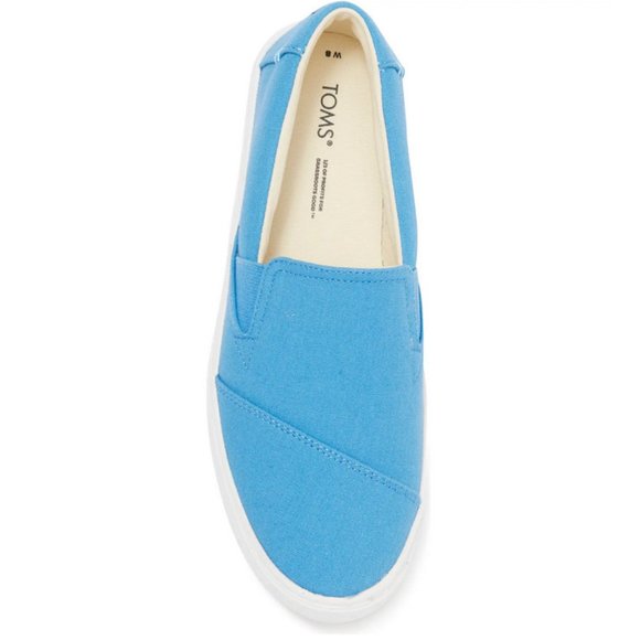 NEW TOMS Size 8 Women's Luca Slip-On Sneaker - Blue - Picture 4 of 5